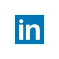 Linkedin colored icon. Element of Social Media Logos illustration icon. Signs and symbols can be used for web, logo, mobile app,