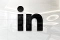 Linkedin icon 1 on iphone realistic texture