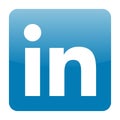 LinkedIn icon vector Royalty Free Stock Photo