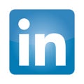 LinkedIn icon vector