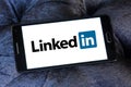 Linkedin logo Royalty Free Stock Photo