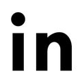 Linkedin vector islolated icon. Social media logo ,symbol