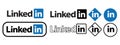 linkedin vector logo. linkedin vector icon. linkedin editorial