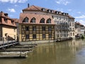 Linker regnitzarm river in Bamberg
