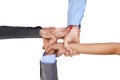 Linking arms Royalty Free Stock Photo