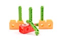 Linking Building Toy Royalty Free Stock Photo