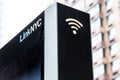 LinkNYC New York City Street Wi-fi Hotspot Royalty Free Stock Photo