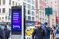 LinkNYC New York City Street Wi-fi Hotspot Royalty Free Stock Photo