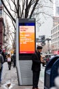 LinkNYC New York City Street Wi-fi Hotspot Royalty Free Stock Photo