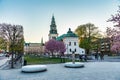 LINKOPING, SWEDEN, APRIL 23, 2019: Church of Saint Lars in Linkoping, Sweden