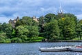 Linlithgow Loch in Linlithgow, Scotland Royalty Free Stock Photo