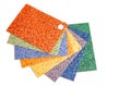 Linoleum samples color catalog Royalty Free Stock Photo