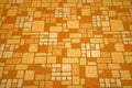 Linoleum tile from the 1970s. Royalty Free Stock Photo