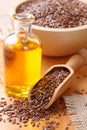 Linseed oil Royalty Free Stock Photo