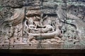 The lintel of Hindu Vishnu god