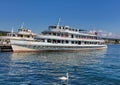 Linth ship at pier in Zurich