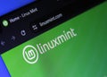 Linux Mint Software Royalty Free Stock Photo