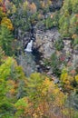 Linville Falls, Blue Ridge Parkway, North Carolina Royalty Free Stock Photo