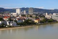 Linz city skyline, Austria Royalty Free Stock Photo