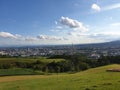 Linz view from Pfenningberg Royalty Free Stock Photo