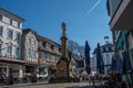 Linz am Rhein, Germany 10 March 2022, The historic marketplace of Linz am Rhein in the sunshine