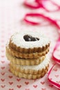 Linzer Augen cookies Royalty Free Stock Photo