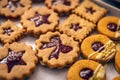 Linzer Christmas cookies