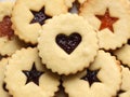 Linzer cookies