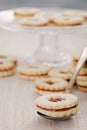 Linzer cookies