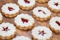 Linzer Cookies Royalty Free Stock Photo