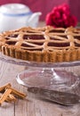 Linzer torte. Royalty Free Stock Photo