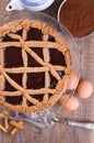 Linzer torte. Royalty Free Stock Photo