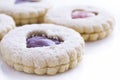 Linzer Torte Cookies Royalty Free Stock Photo