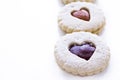 Linzer Torte Cookies Royalty Free Stock Photo