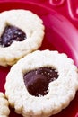 Linzer Torte Cookies Royalty Free Stock Photo