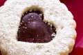 Linzer Torte Cookies Royalty Free Stock Photo