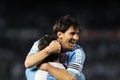 Lio Messi celebrating a goal