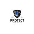 Security Eye Logo design template.