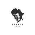 Lion africa logo design,vector,illustration