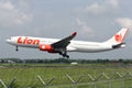 Lion Air, PK-LEF, Airbus A330-343, seconds to land at Adi Soemarmo (Solo, Indonesia-Jan 13, 2019)