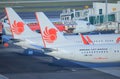 Lion Air Planes Royalty Free Stock Photo