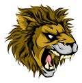 Lion animal sports mascot Royalty Free Stock Photo