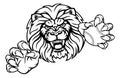 Lion Baseball Ball Sports Mascot