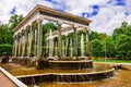 Lion cascade fountain in Peterhof, Russia