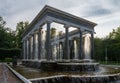 Lion Cascade in the Peterhof palace and gardens. Petergof, Saint Petersburg, Russia