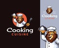 Lion Chef Mascot Logo Design