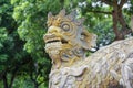 Lion chinese statue Royalty Free Stock Photo