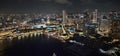 The Lion City Lights: Singapore Skyline Art