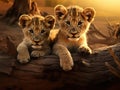 Lion cubs