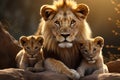 Lion and Cubs